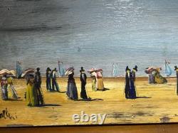 Oil on Wood Signed Diotallevi (Joseph Born in 1959)
