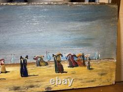 Oil on Wood Signed Diotallevi (Joseph Born in 1959)