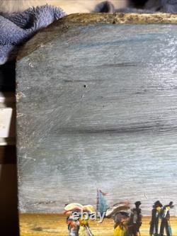 Oil on Wood Signed Diotallevi (Joseph Born in 1959)