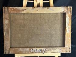 Oil on canvas Art Deco 1920 Underwood landscape - Style Paul Emile Pissarro