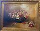 Oil On Canvas, Antique And Signed 19th Century, Very Nice Gilt Wood Frame