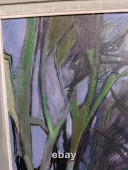 Oil on canvas painting by Camille HILAIRE (1916-2004), woodland landscape, 15F