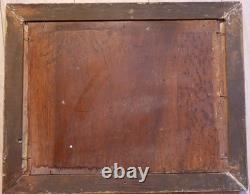 Oil on wood François Maury (1861-1933) Landscape at sunset, famous