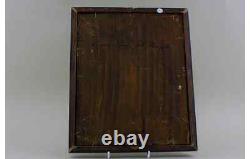 Oil on wood, classical portrait of a woman, portrait of Maria Föhrin, née Ri