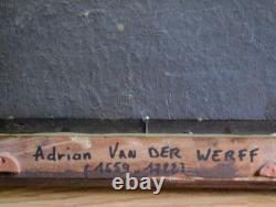Oil on wood from the 17th century, measuring 21x27 cm, by Adrian Van der Werff (1659-1722)