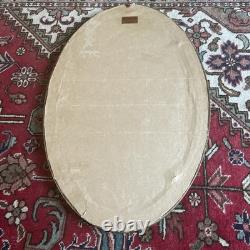 Oil on wood, mimosas and carnations, circa 1900, signature to identify, very rare