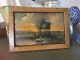 Oil On Wood Panel Landscape Signed J. P. Raveche 20th