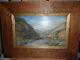 Oil On Wood Signed Armand Seleux Salins Les Bains Near Moutiers 1865