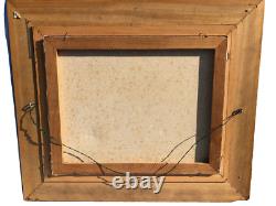 Oil painting on canvas, signed, molded wooden frame, 71 x 61 cm