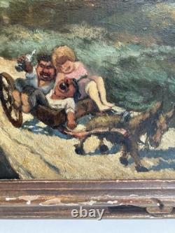 Oil painting on cardboard and wood, 1927, Expressionist, Expressionism, to be identified