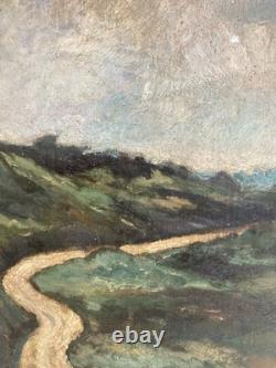Oil painting on cardboard and wood, 1927, Expressionist, Expressionism, to be identified