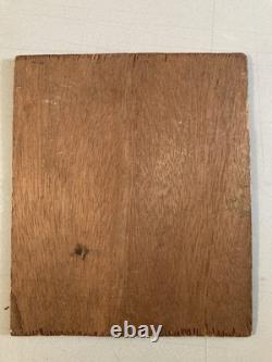 Oil painting on cardboard and wood, 1950, Expressionist, Expressionism, to be identified