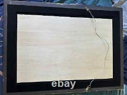 Oil painting on wood 79.4x53.4 cm The Mona Lisa and Her Companion Golden Frame