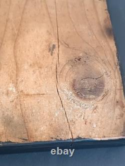 Oil painting on wood, Christian ex-voto, late 19th century