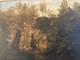 Oil Painting On Wood, French School, Cave, 19th Century, 1880, To Be Identified, Old Painting