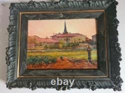 Oil painting on wood by Emile Désiré DAIMEE (1867–1956)