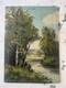 Oil Painting On Wood By Henri Catrou