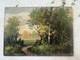 Oil Painting On Wood By Henri Catrou