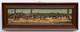 Oil Painting On Wood Panel, Landscape With Horses, Signed And Framed