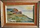 Oil-painting-painting-landscape-cliff-sea-impressionist-end Xix E Crepuscule