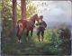 Old Adolph Müller-grantzow Painting (1853-1922) Oil Painting Oil Painting