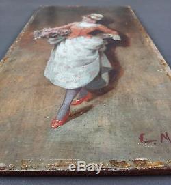 Old Elegant Painting Oil Painting Antique Oil Painting