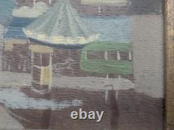 Old Oil Painting Funfair
