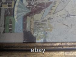 Old Oil Painting Funfair