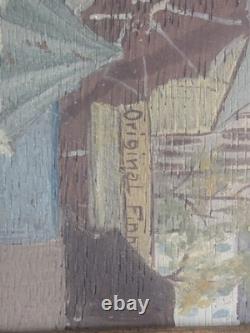 Old Oil Painting Funfair