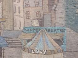 Old Oil Painting Funfair