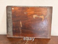 Old Oil Painting on Wood Panel by P. Reynaud, Post-Impressionist Landscape