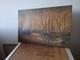 Old Oil On Canvas Landscape Under Wood Forest Washerwomen Signed A Grange 1934
