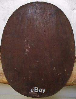 Old Oval Painting Oil Painting 18th Century Portrait Woman, Holy Religion