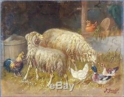 Old Painting Johanna Grell (1850-1934) Oil Painting Oil Painting