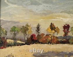 Old Painting Oil, Autumn in Lorraine