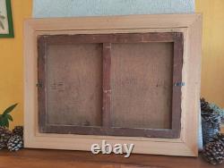 Old Painting Oil Canvas HST French School Rabbit Hare Fruit Baroque XIX
