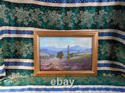 Old Painting Oil French School of Barbizon 19th Century Gilded Wood