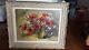 Old Painting Oil On Canvas Bouquet Flowers Signed Pierre Sorel 1950 Wooden Frame