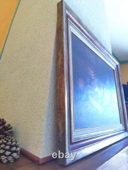 Old Painting Oil on Canvas French School Rabbit Hare Fruit Baroque 19th Century