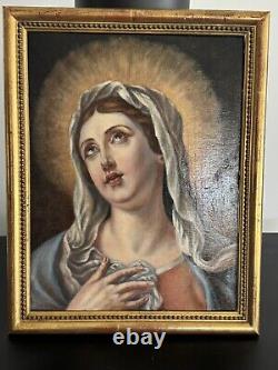 Old Painting/Oil on Wood/End of the 18th Century/38.5x30cm