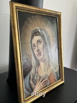 Old Painting/Oil on Wood/End of the 18th Century/38.5x30cm