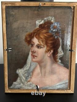 Old Painting/Oil on Wood/End of the 18th Century/38.5x30cm