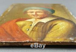 Old Painting Portrait Of A Man In Turban Painting Oil Antique Painting