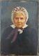 Old Painting Portrait Of Lady Painting Oil Panel Antique Oil Painting
