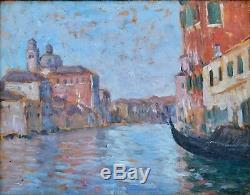 Old Painting, View Of Venice Around 1930