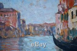 Old Painting, View Of Venice Around 1930