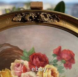 Old Painting on Wood, Oil France 19th Century
