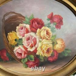 Old Painting on Wood, Oil France 19th Century