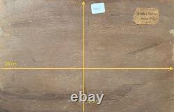 Old Paintings Oil, View of the Port of Les Sables d'Olonne 1917