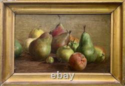 Old Paintings, Still Life with Pears, Circa 1900